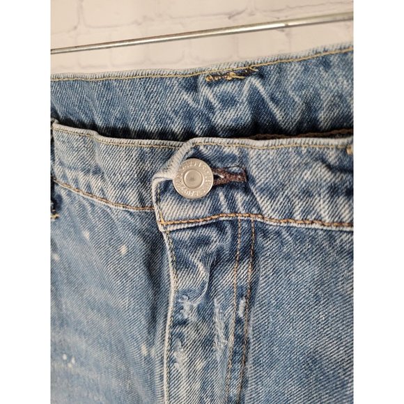 Men's Levis 511 Distressed Cut Off Jean Shorts Size 38 Made in Poland - Picture 7 of 12